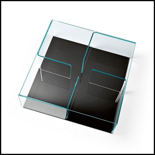 Table basse 146 - Quadra | Table basse 146 - Quadra, bois - Pacific Compagnie.