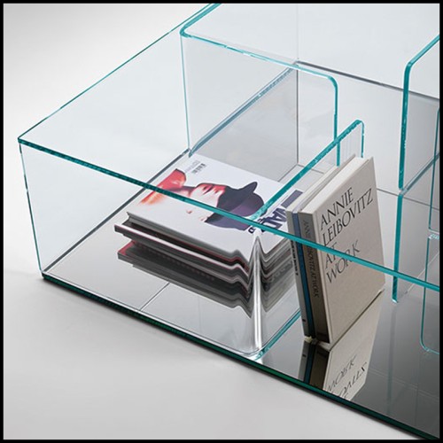 Table basse 146 - Quadra | Table basse 146 - Quadra, modulable - Pacific Compagnie.