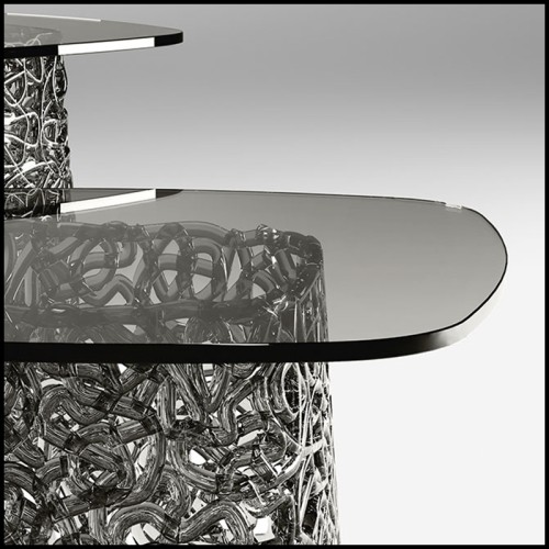 Table basse 146 - Macramé | Table basse 146 - Macramé, bohème - Pacific Compagnie.