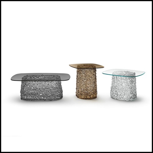 Table basse 146 - Macramé | Table basse 146 - Macramé, salon - Pacific Compagnie.