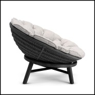 Fauteuil 48 - Sandua Papasan, rotin - Pacific Compagnie.