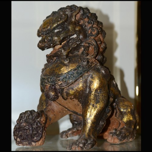 Sculpture PC - Chiens FU - Cadeau original - Pacific Compagnie.