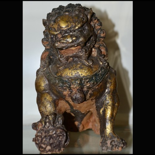 Sculpture PC - Chiens FU - Élément protecteur - Pacific Compagnie.