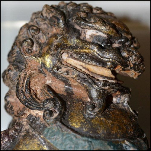 Set of two chinese sculptures PC-Chiens FU