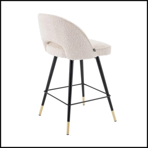 Tabouret de comptoir 24 - Cliff lot de 2 | Set of 2 Counter Stool Cliff - Cliff Set, black faux leather counter stool - Pacific 