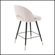 Tabouret de comptoir 24 - Cliff lot de 2 | Set of 2 Counter Stool Cliff - Cliff Set, black faux leather counter stool - Pacific 