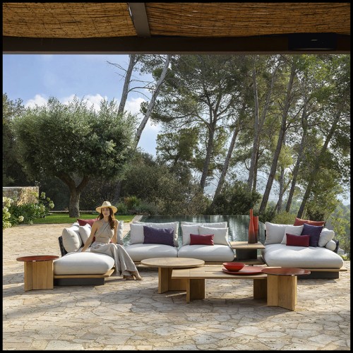 Table d'appoint 214 - Venice Round - Style moderne - Pacific Compagnie.