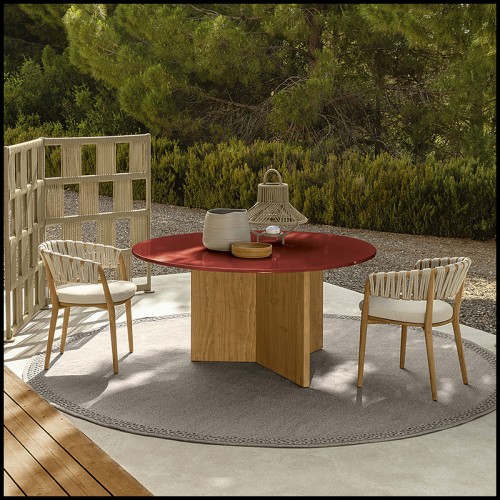 Table de repas 214 - Venice Round | Dining table 214 - Venice Round - Dining Table, Venice Round Table - Pacific Compagnie.
