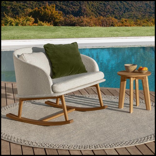 Fauteuil à bascule 214 - Cleosoft | Rocking chair 214 - Cleosoft - Rocking Chair 214, Cleosoft design - Pacific Compagnie.