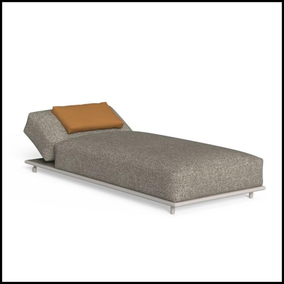 Transat 214 - Tressé | Lounger 214 - Tressé - Woven texture lounger, Tressé - Pacific Compagnie.