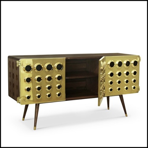 Buffet 157 - Golden Doors - Intérieur moderne - Pacific Compagnie.