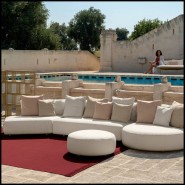 Pouf 214 - Scacco rond - Moderne Pacific Compagnie.