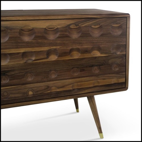 Buffet 157 - Golden Doors - Rangement doré - Pacific Compagnie.