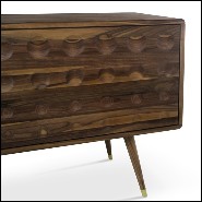 Buffet 157 - Golden Doors - Rangement doré - Pacific Compagnie.