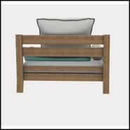 Outdoor Fauteuil 30 - Jeko 01 | Outdoor Armchair 30 - Jeko 01 - Jeko outdoors - Pacific Compagnie.