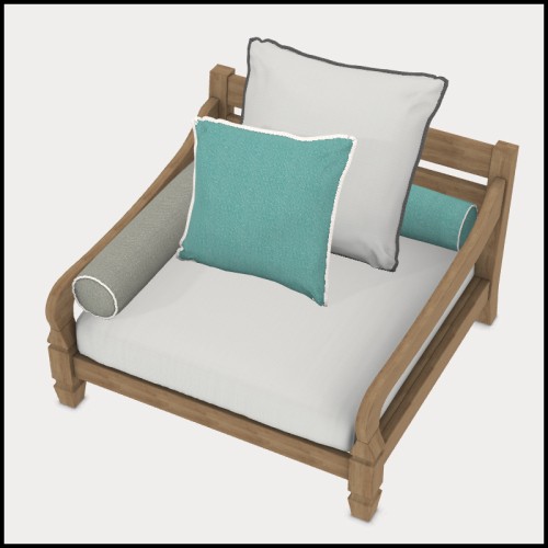 Outdoor Fauteuil 30 - Jeko 01 | Outdoor Armchair 30 - Jeko 01 - Armchair Jeko style - Pacific Compagnie.