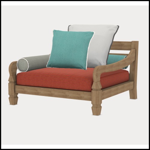 Outdoor Fauteuil 30 - Jeko 01 | Outdoor Armchair 30 - Jeko 01 - Jeko 01 Chair - Pacific Compagnie.