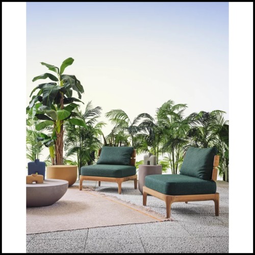 Outdoor Fauteuil 30 - Mediterraneo - Ambiance chaleureuse - Pacific Compagnie.