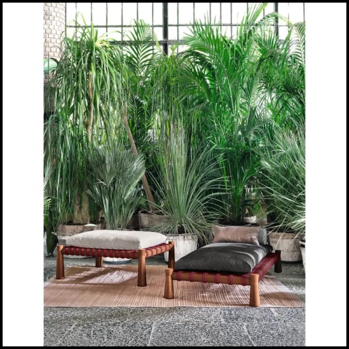 Outdoor Banc 30 - Guna 02 | Outdoor Charpoy 30 - Guna 02 - Stylish Outdoor Seating - Pacific Compagnie.