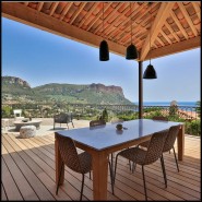 Outdoor Fauteuil  30 - STRAW 24 | Outdoor Armchair 30 - Straw 24/23 - Armchair Straw - Pacific Compagnie.