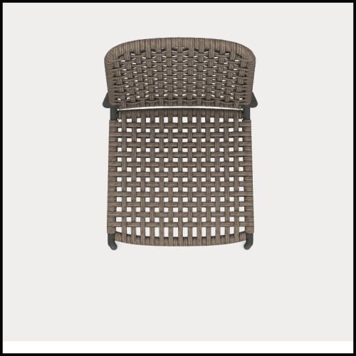 Outdoor Fauteuil  30 - STRAW 24 | Outdoor Armchair 30 - Straw 24/23 - Comfortable Armchair - Pacific Compagnie.