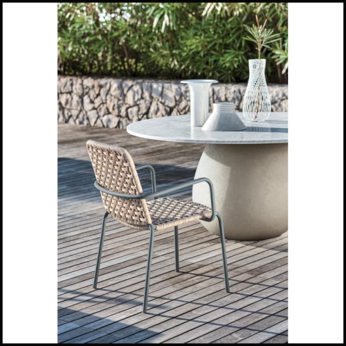 Outdoor Fauteuil  30 - STRAW 24 | Outdoor Armchair 30 - Straw 24/23 - Straw 24 Armchair - Pacific Compagnie.