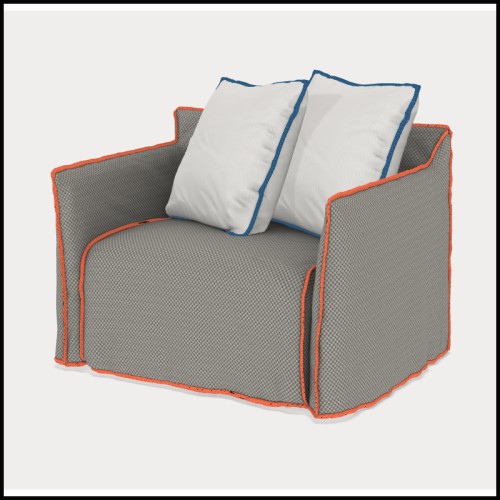 Causeuse rembourrée 30 - Ghost Out 09 | Upholstered Loveseat 30 - Ghost Out 09 - Ghost Out 09 Decor - Pacific Compagnie.