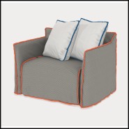 Causeuse rembourrée 30 - Ghost Out 09 - Coussins confortables - Pacific Compagnie.