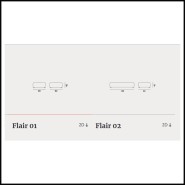 Outdoor Pouf 30 - Flair 01 - Design simple - Pacific Compagnie.