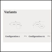 Outdoor Modular 2 places  30 - Flair 02 | Outdoor Modular Double 30 - Flair 02 - Double Flair 02 modular - Pacific Compagnie.