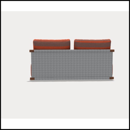 Modular Canapé Double 30 - Hashi 06 Outdoor | Beautiful Double Outdoor Sofa - Pacific Compagnie.