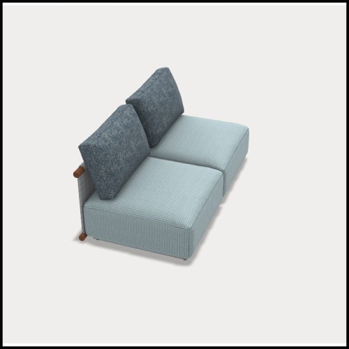 Modular Canapé Double 30 - Hashi 06 Outdoor - Mobilier extérieur - Pacific Compagnie.