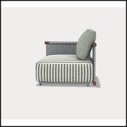 Canapé d'angle modulable 30 - Hashi 06 AN Outdoor | Contemporary Outdoor Corner Sofa - Pacific Compagnie.