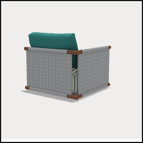 Canapé d'angle modulable 30 - Hashi 06 AN Outdoor | Large Outdoor Corner Sofa - Pacific Compagnie.