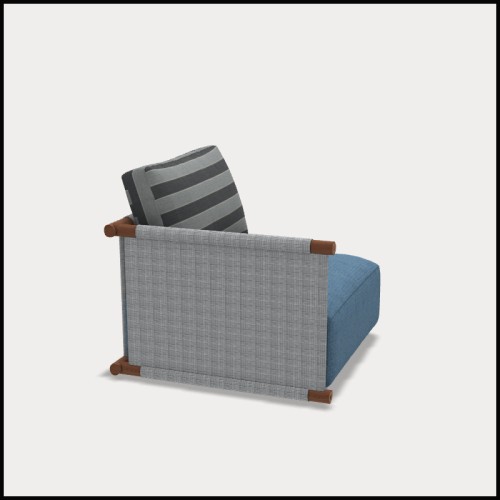 Canapé d'angle modulable 30 - Hashi 06 AN Outdoor | Modern Outdoor Corner Sofa - Pacific Compagnie.