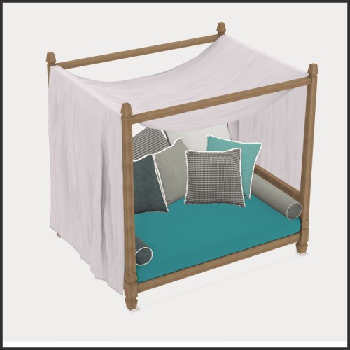 Canapé à Baldaquin 30 - Jeko 07 Outdoor | Canopy Sofa Ecoteck 30 - Jeko 07 - Modern outdoor sofa - Pacific Compagnie.