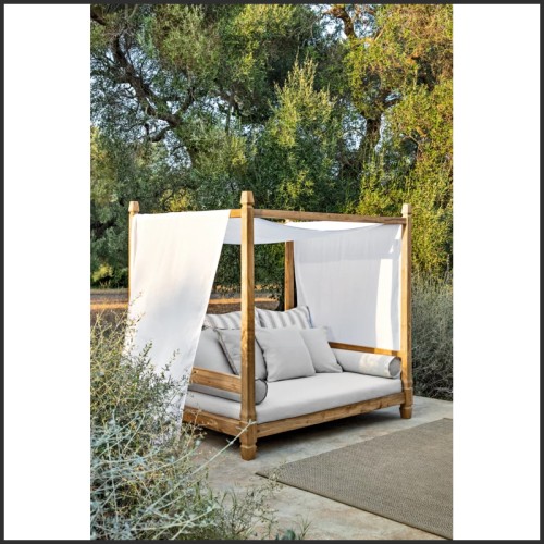 Canapé à Baldaquin 30 - Jeko 07 Outdoor - Luxe jardin - Pacific Compagnie.