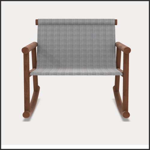 Chaise à bascule 30 - Hashi 09 | Rocking Chair 30 - Hashi 09 - Living room rocking chair - Pacific Compagnie.