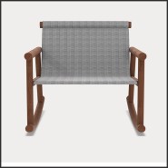 Chaise à bascule 30 - Hashi 09 | Rocking Chair 30 - Hashi 09 - Living room rocking chair - Pacific Compagnie.