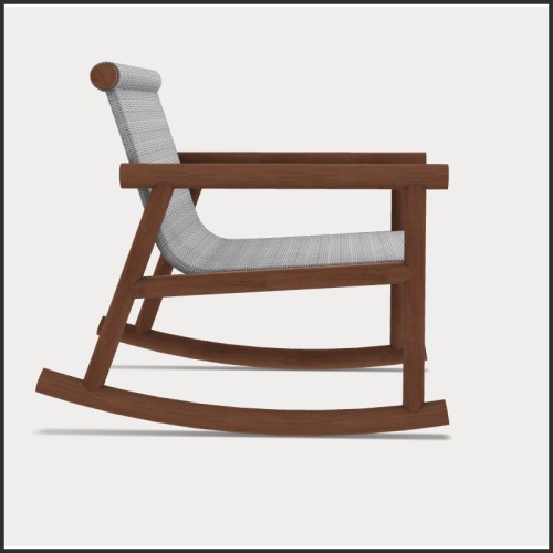 Chaise à bascule 30 - Hashi 09 | Rocking Chair 30 - Hashi 09 - Relaxing rocking chair - Pacific Compagnie.
