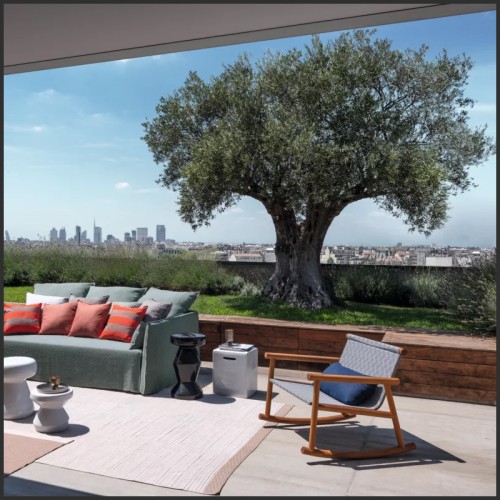 Chaise à bascule 30 - Hashi 09 | Rocking Chair 30 - Hashi 09 - Modern rocking chair - Pacific Compagnie.