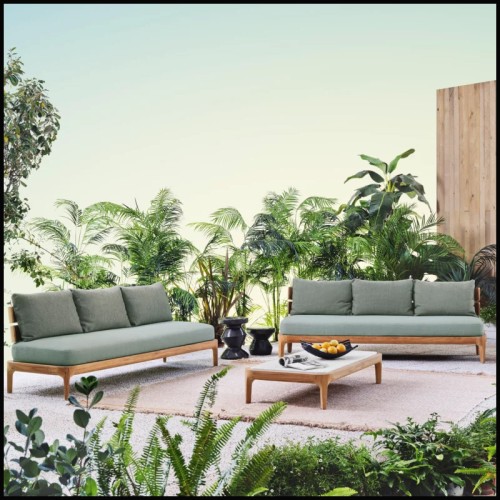 Canapé Outdoor 30 - Mediterraneo 04, tissu coloré - Pacific Compagnie.