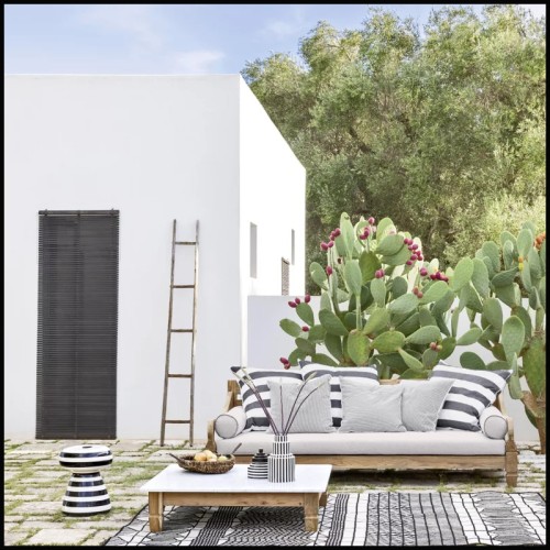 Canapé Outdoor 30 - Jeko 04 | Sofa Outdoor 30 - Jeko 04 - Natural sofa texture - Pacific Compagnie.