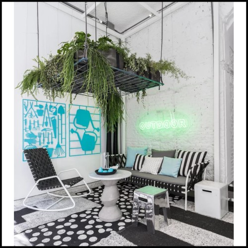 Canapé Outdoor 30 - Inout 852, structure aluminium - Pacific Compagnie.