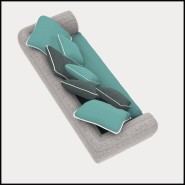 Canapé Outdoor 30 - Panda 03, fibres naturelles tressées - Pacific Compagnie.