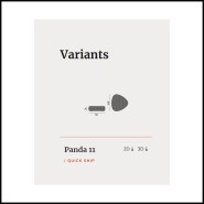 Table Basse Outdoor 30 - Panda 11 | Coffee Table 30 - Panda 11 - Panda 11 outdoor coffee table - Pacific Compagnie.