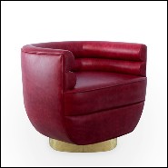 Fauteuil PC - Color Lounge - Laiton poli - Pacific Compagnie.