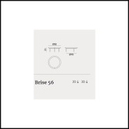 Table Basse Outdoor  30 - Brise 56 - Modern deck table - Pacific Compagnie.