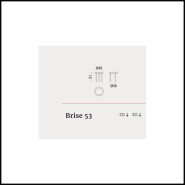 Table Basse Outdoor  30 - Brise 56 - Low outdoor table - Pacific Compagnie.