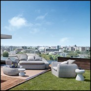 Table d'Appoint /Pouf Outdoor 30 - Inout 47 - Balcon - Pacific Compagnie.